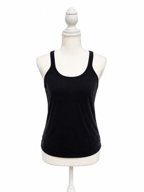 Lululemon Softstreme Drapey Tank Top Black Size M Sleeveless Athleisure